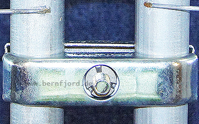 Bauzaun Sicherheitsschelle Typ1