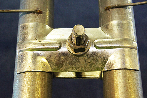 Bauzaun Verbinderschelle Standard