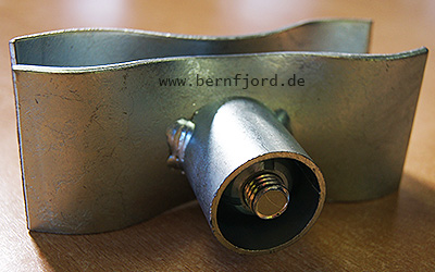 Bauzaun Sicherheitsschelle Typ 2